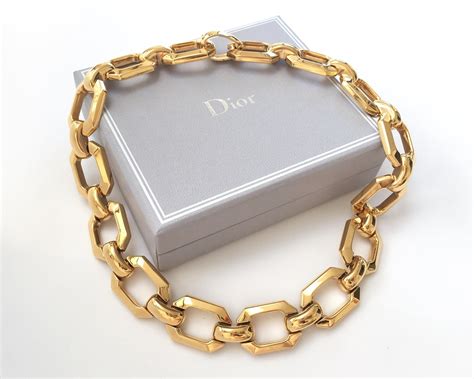 christian dior necklace vintage|genuine christian dior necklace.